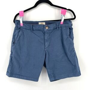 Marine Layer Blue Chino Shorts Men's Size 32 Organic Cotton Blend Casual